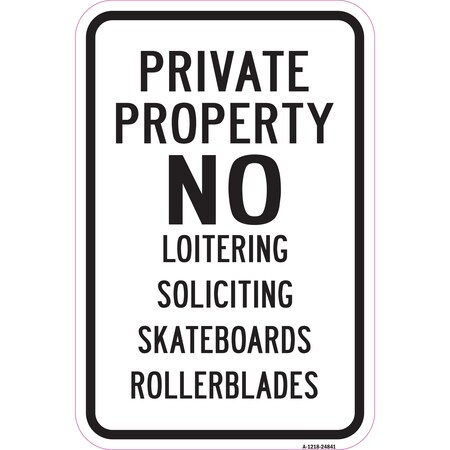 Signmission Safety Sign, 12 in Height, Aluminum, 24841 A-1218-24841